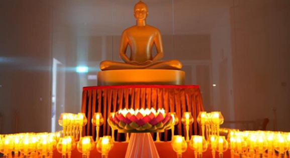 Light Offering To Buddha